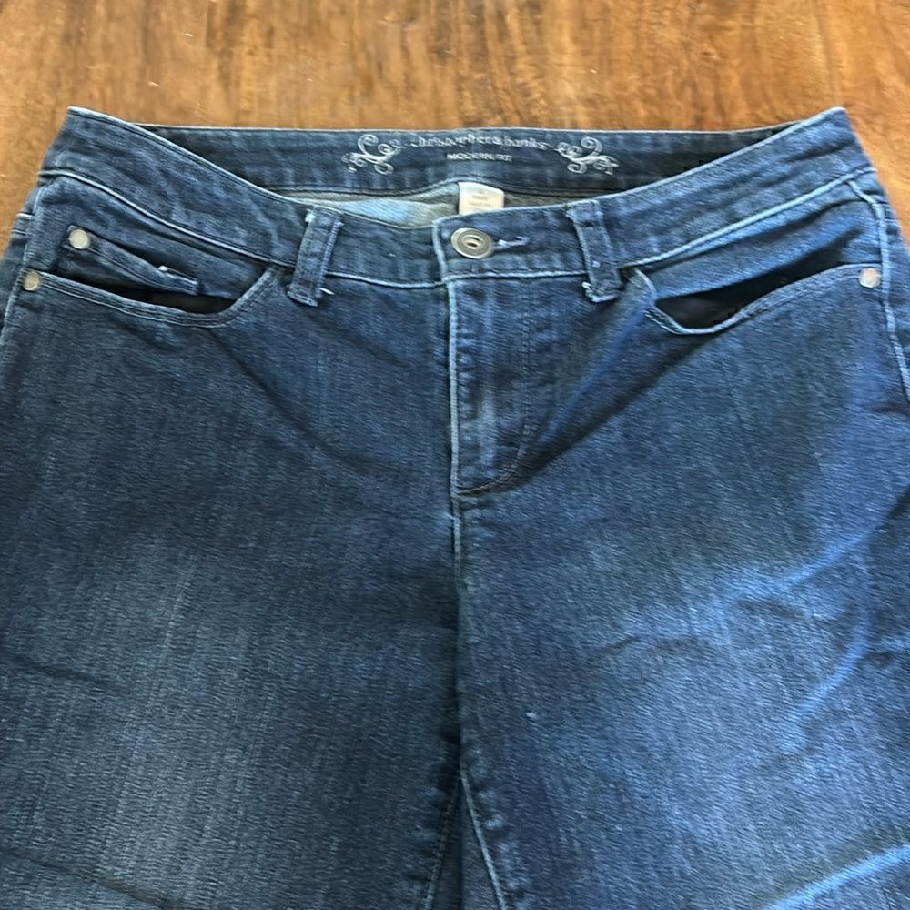Christopher & Banks Modern Fit Barely Boot Stretch Jeans Size 4 SHORT